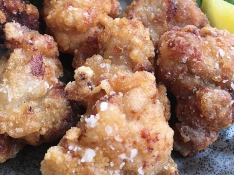 生姜たっぷり塩唐揚げ